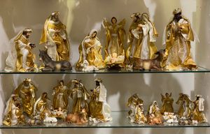 14" FABRIC NATIVITY SET - 100-4900625